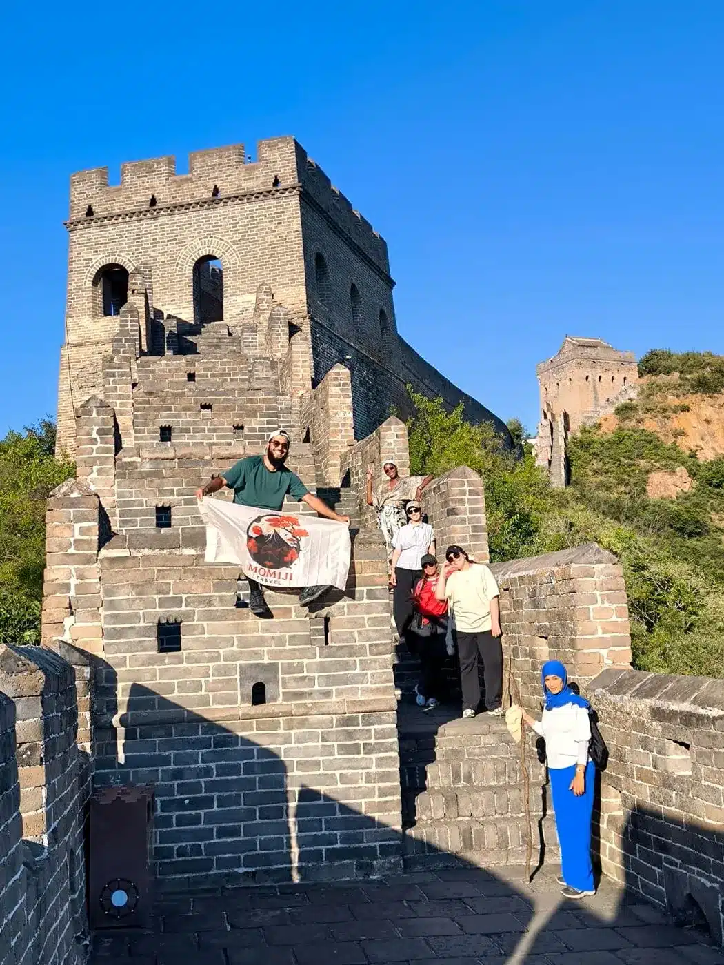 Groupe Momiji Travel sur la Grande Muraille de Chine